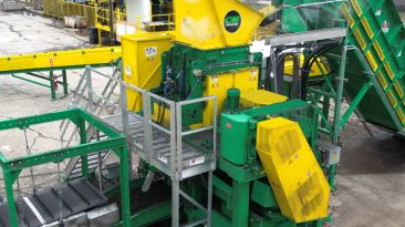 Steel separation equipment